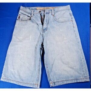 Vintage Pepe Jeans London Construction Cert Shorts Men's 34 Blue Shorts Denim